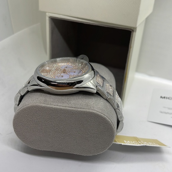 Brand New Michael Kors Diamond series Unisex Watch MK7098 silver - Picture 7 of 14